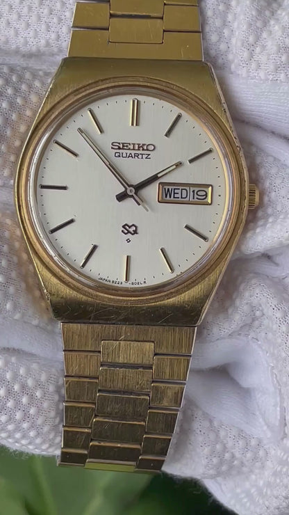 Reloj Seiko Hombre Vintage Año 1980 Quartz Día-fecha