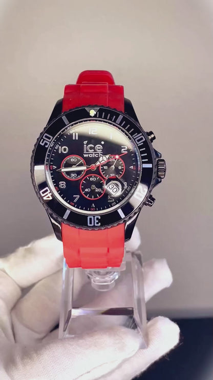 Reloj Ice-Watch Bélgica Hombre Chrono Rojo Full Set Año 2010