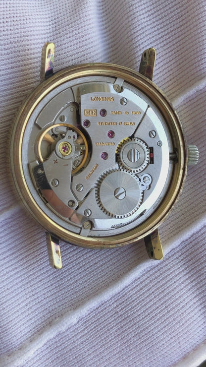 Reloj Longines Hombre Vintage Año 1960 Conquest Date Cuerda Manual