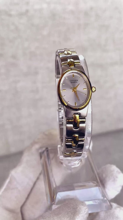 Reloj Joya Citizen Mujer Quartz Sept. 1993 Bicolor