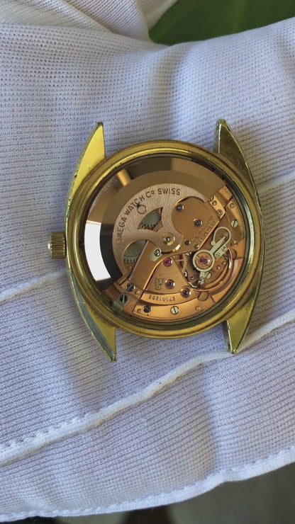 Reloj Omega De Ville Automático Vintage 1968 Cal. 552 Plaqué Oro 20 Micras