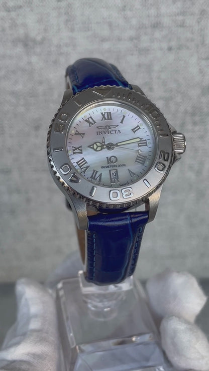 Reloj Invicta Mujer Madreperla 2004 Old New Stock Diver Chic