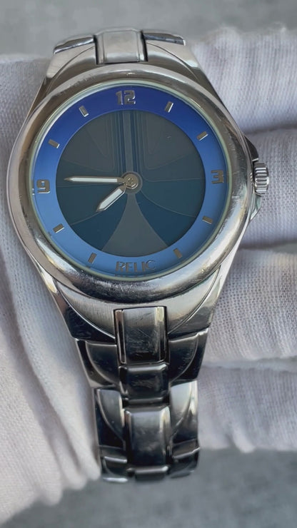 Relic By Fossil Hombre 2004 Pop-art Dial Animado Muy Escaso