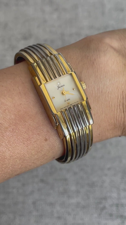 Reloj Jacmor Mujer Máquina Suiza Eta Años 90s Brazalete Único