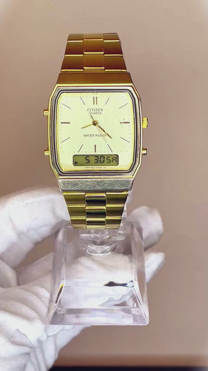 Reloj Citizen Ana-Digi Hombre Julio de 1981 Quartz Japón LEER