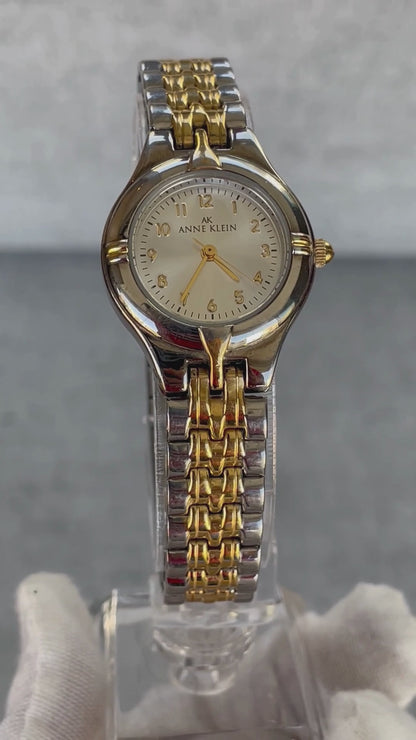 Reloj Anne Klein Mujer 2001 Twotone Pulsera Joya Expandible