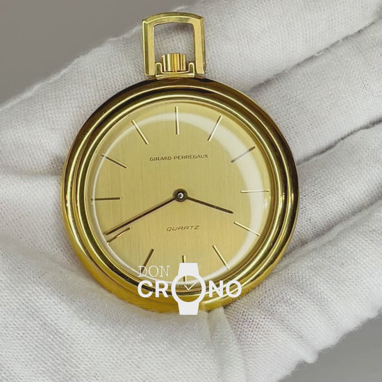 Reloj Girard-perregaux De Bolsillo Vintage Año 1979 Chapado Oro18K