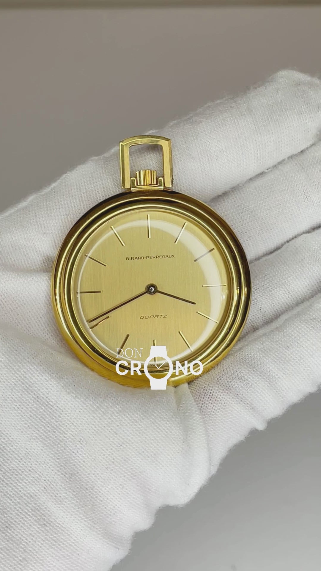 Reloj Girard-perregaux De Bolsillo Vintage Año 1979 Chapado Oro18K