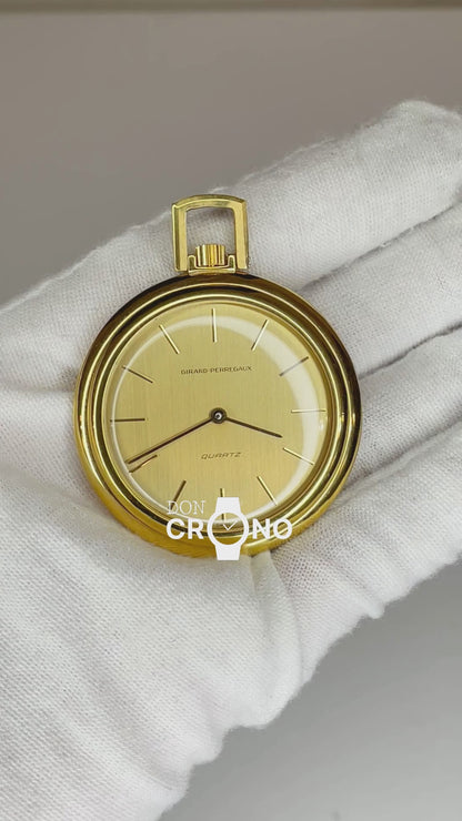 Reloj Girard-perregaux De Bolsillo Vintage Año 1979 Chapado Oro18K