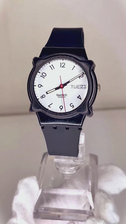 Reloj Swatch Once Again 1986 Day-Date 35 mm Swiss Pulsera Nueva
