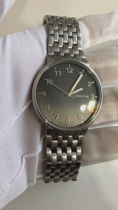 Reloj Skagen Ancher Hombre Minimalismo Danés Año 2017 Escaso