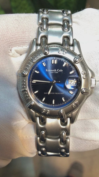 Reloj Kenneth Cole Kc3063 Reaction Hombre Inicio Años 2.000