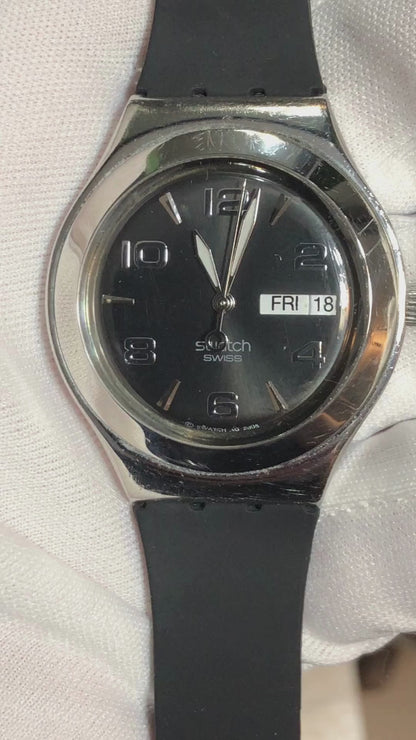 Reloj Swatch Irony Acero Años 2000 Escaso Máquina Eta