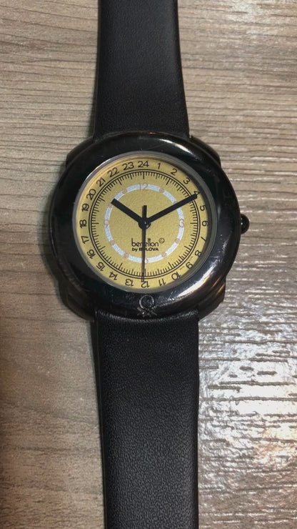 Reloj Benetton By Bulova Retro Años 90s Escaso Unisex