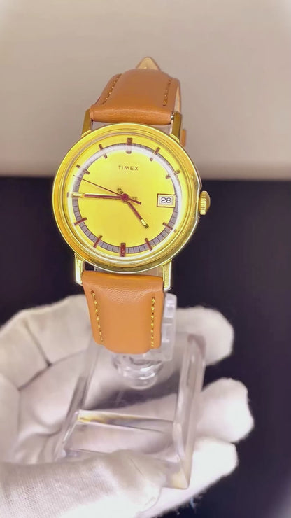 Reloj TIMEX Mercury Dundee Escocia Hombre Año 1975 A Cuerda