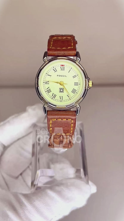 Reloj Fossil PR-5002 Mujer Años 90 Numerales Romanos