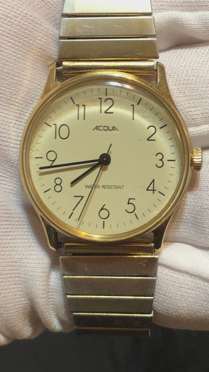 Reloj Acqua By Timex A Cuerda Hombre Funciona Perfecto 90s