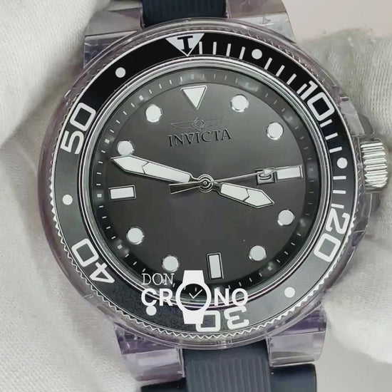 Reloj Invicta Pro Diver Hombre 32330 Caja translúcida Año 2019 Diseño Escamas