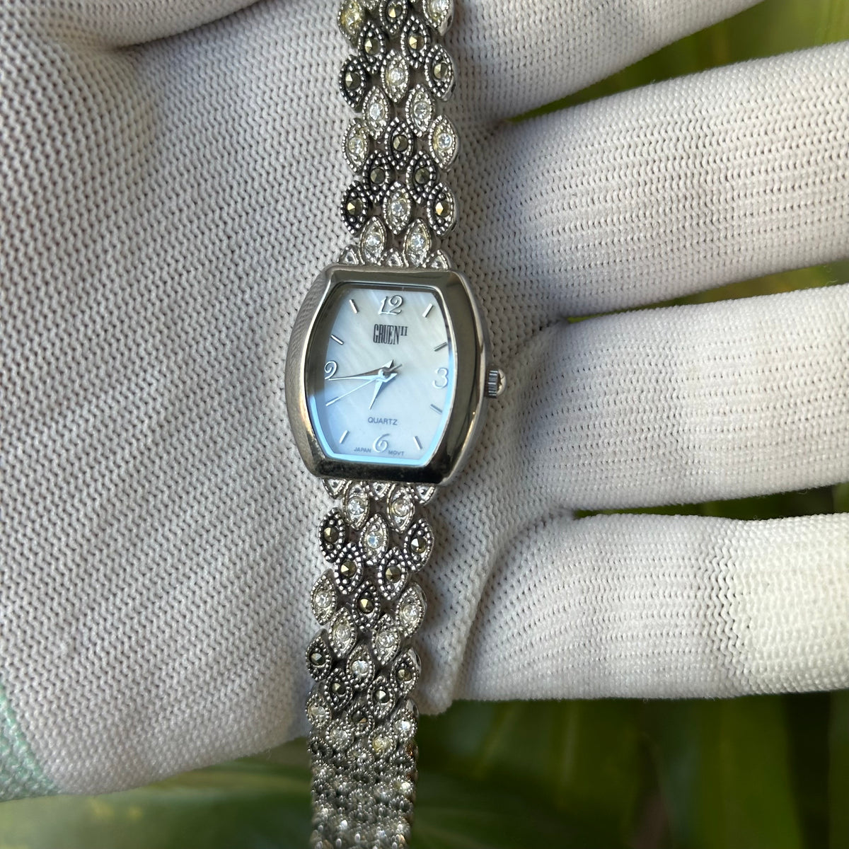 Gruen Mujer II con pulsera a juego y diseño de hojas Año 2000 — IMG_2624.jpeg