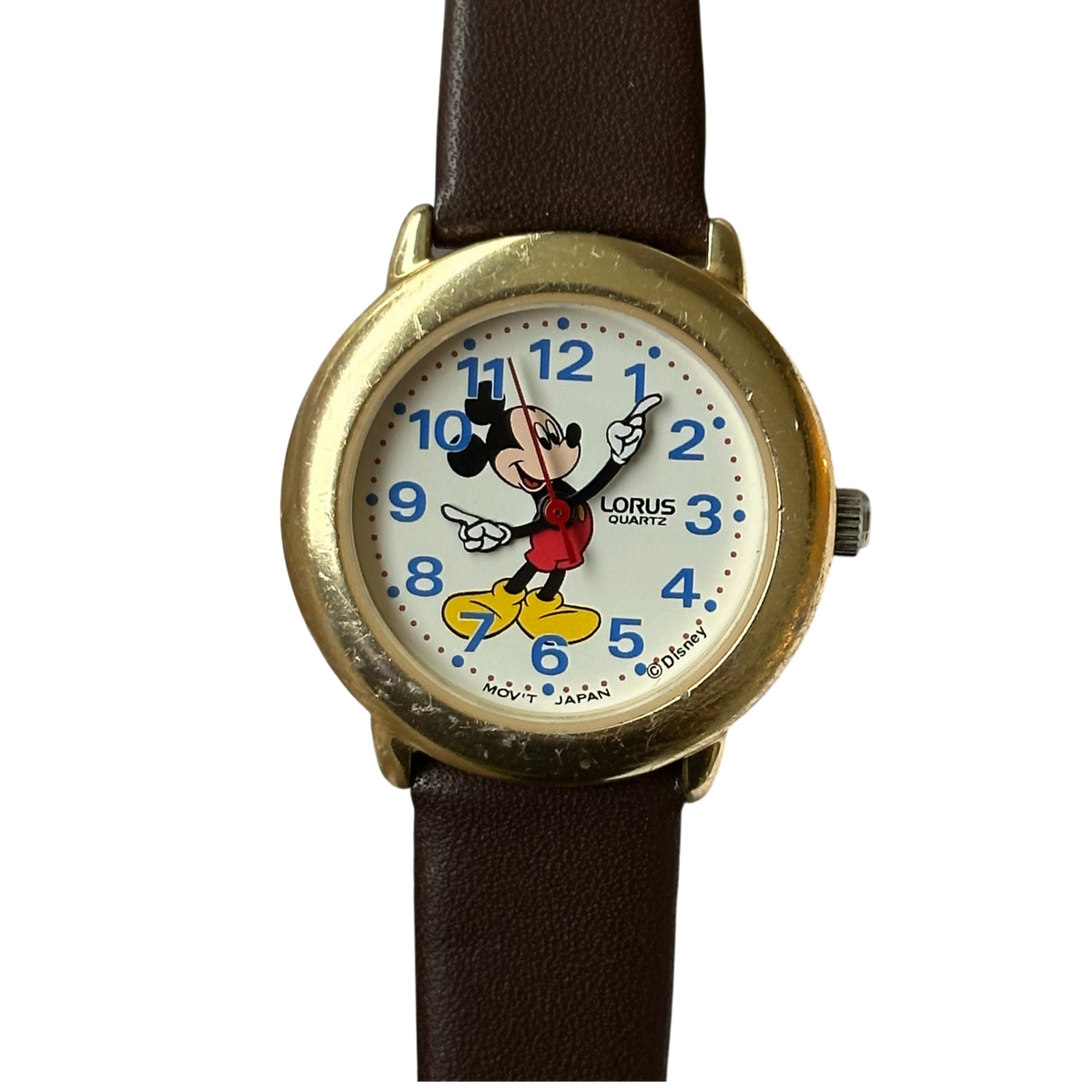 Lorus by SEIKO Mujer Disney Mickey Mouse con brazos móviles Año 1989