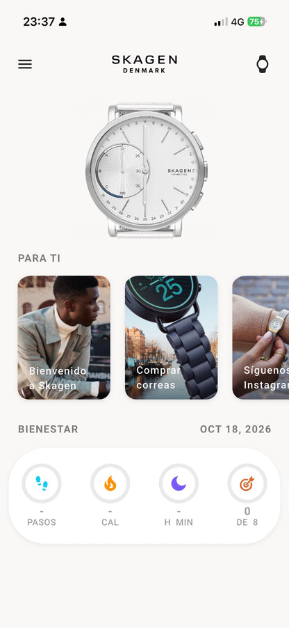 Skagen Hombre Hagen Connected SKT1100 Híbrido Malla Milanesa Año 2017 — IMG_2536.jpeg