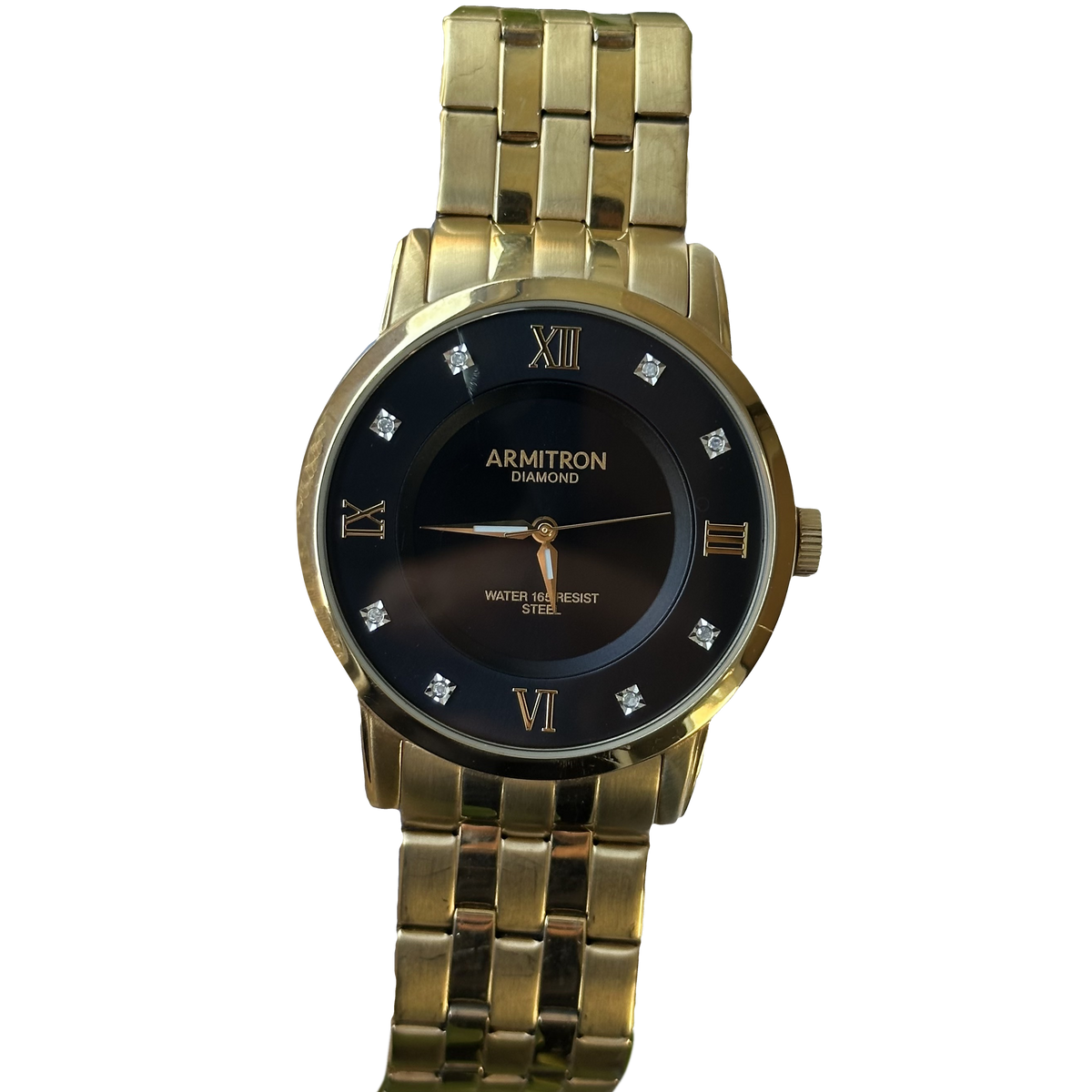 Armitron Hombre Diamond 20/5251GP Ocho Marcadores Brillantes Año 2017