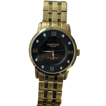 Armitron Hombre Diamond 20/5251GP Ocho Marcadores Brillantes Año 2017