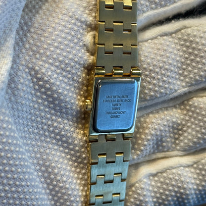 Anne Klein Mujer Diamond Madreperla Dorado Swiss Parts Año 1999