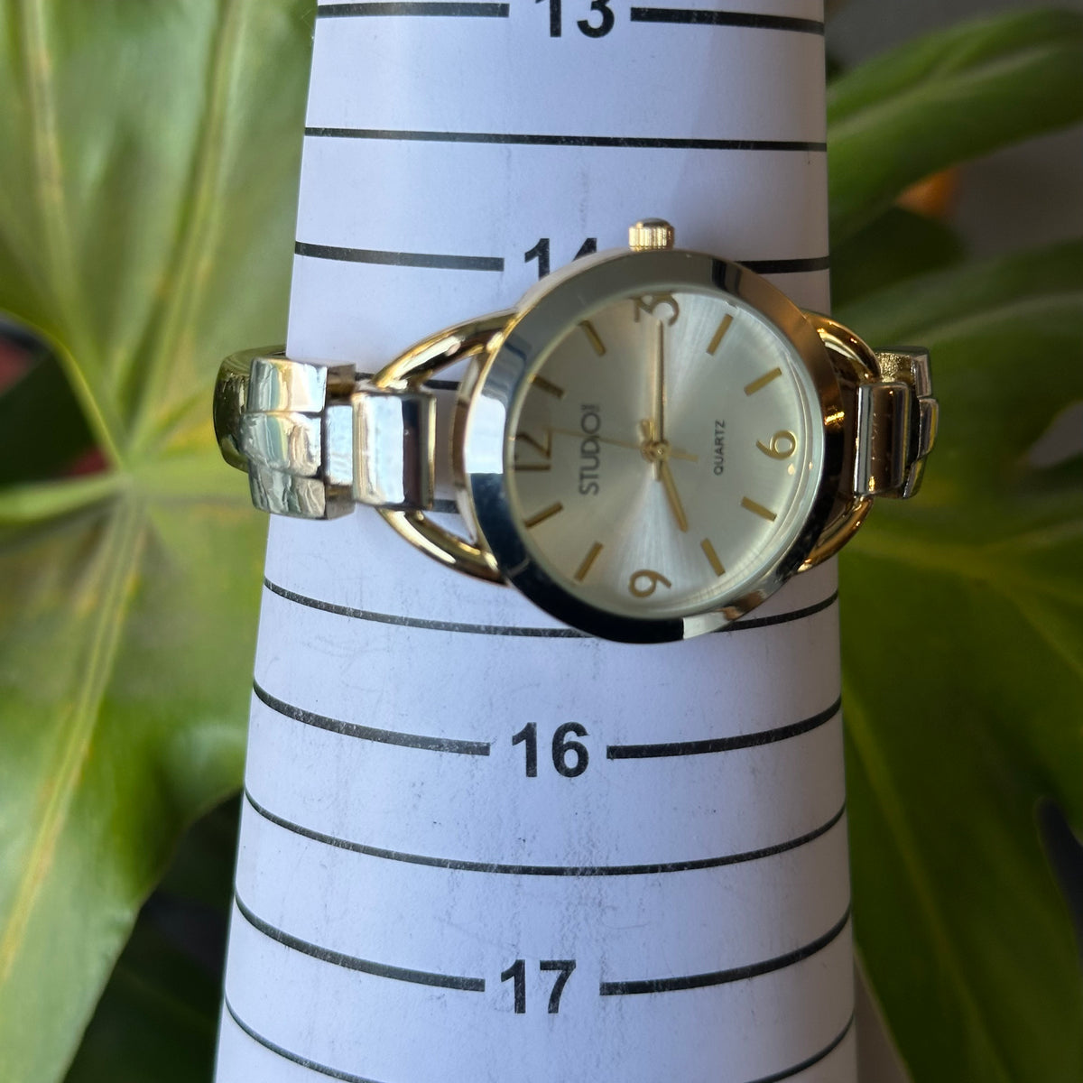 Reloj Joya Studio Time Bicolor con esfera satinada Año 2016 Impecable — fotografía adicional 5
