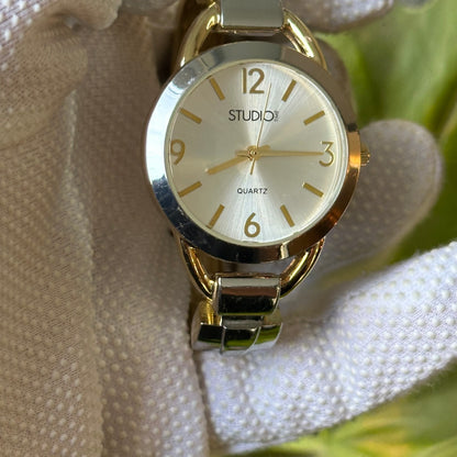 Reloj Joya Studio Time Bicolor con esfera satinada Año 2016 Impecable — fotografía adicional 7