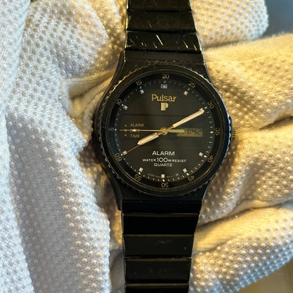 Pulsar by SEIKO Hombre Y960-601H Analógico-Digital con Alarma Diciembre de1983 — fotografía adicional 3