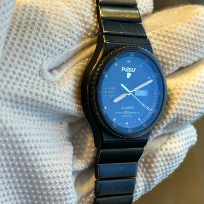 Pulsar by SEIKO Hombre Y960-601H Analógico-Digital con Alarma Diciembre de1983 — fotografía adicional 4
