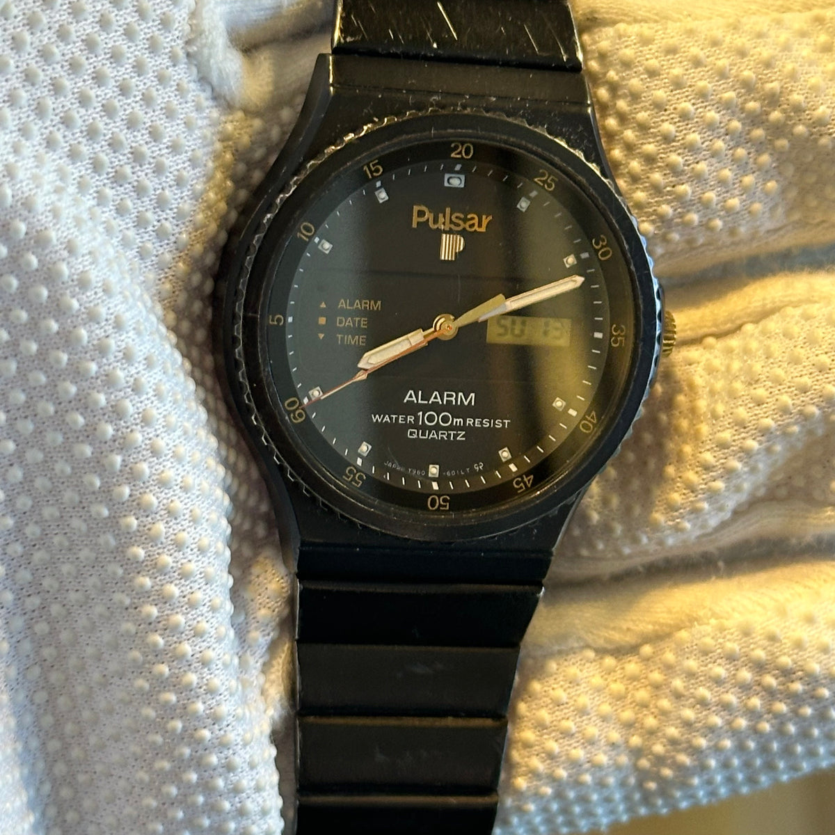Pulsar by SEIKO Hombre Y960-601H Analógico-Digital con Alarma Diciembre de1983 — fotografía adicional 6