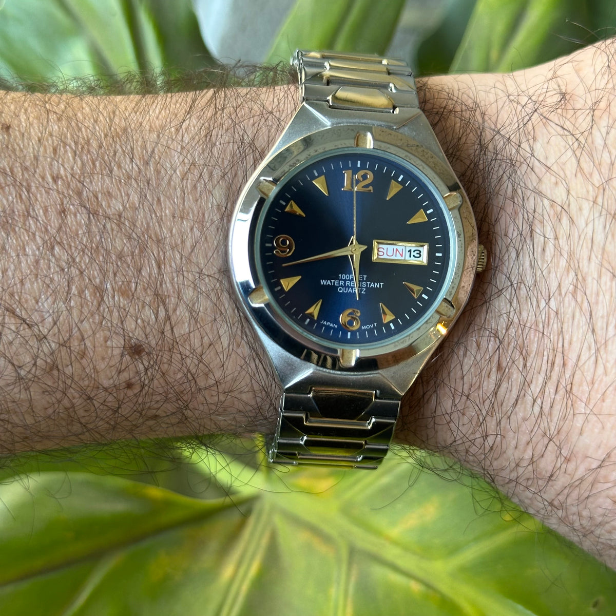Reloj Hombre 301 Azul Pulsera Expansible para Muñeca Mediana a Grande sobre 17,5cm Año 2003 — fotografía adicional 5