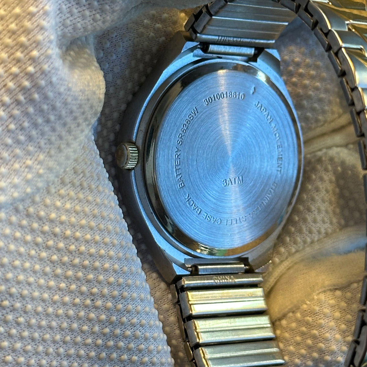 Reloj Hombre 301 Azul Pulsera Expansible para Muñeca Mediana a Grande sobre 17,5cm Año 2003 — fotografía adicional 6