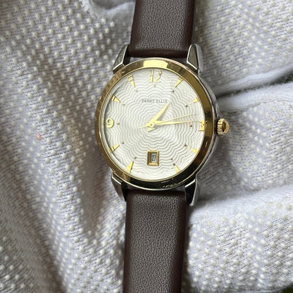 Reloj Perry Ellis PECL5015 Mujer Esfera en Relieve Roseta Guilloché Bicolor Año 2005 — IMG_9547.jpeg