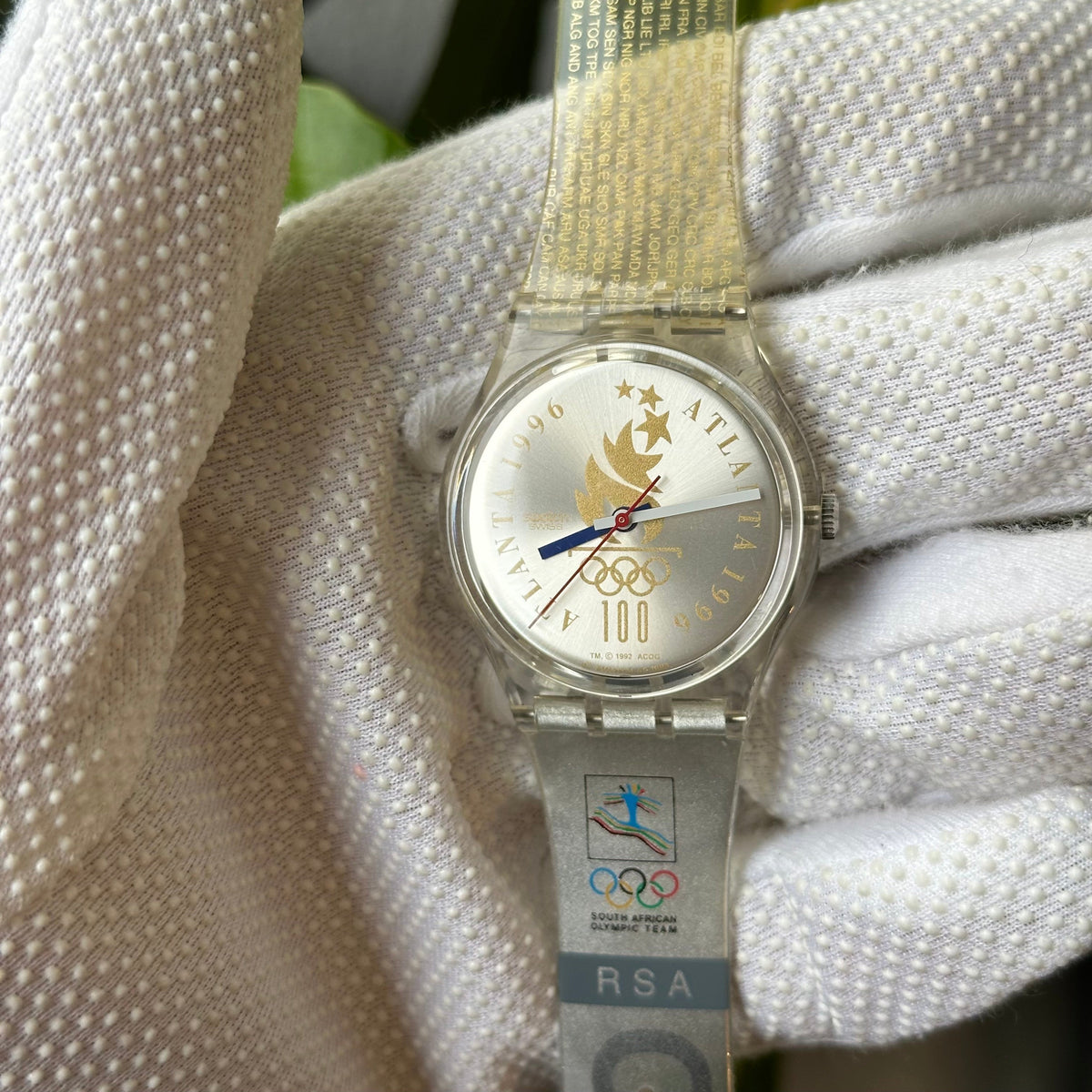 Swatch South African Olympic Team GZ150S Atlanta 1996 Full Set Año 1996 ÚNICO Y ESCASO — IMG_9585.jpeg