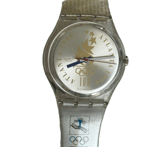 Reloj Swatch South African Olympic Team GZ150S Atlanta 1996 Full Set Año 1995 ÚNICO Y ESCASO
