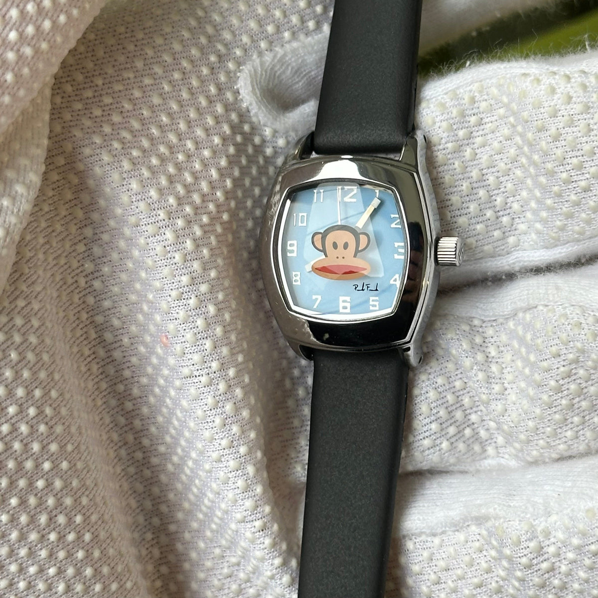 Reloj Paul Frank Julius Mujer PF1078 Cristal Impreso Celeste Año 2002 Ilustración Pop ESCASO — IMG_9776.jpeg