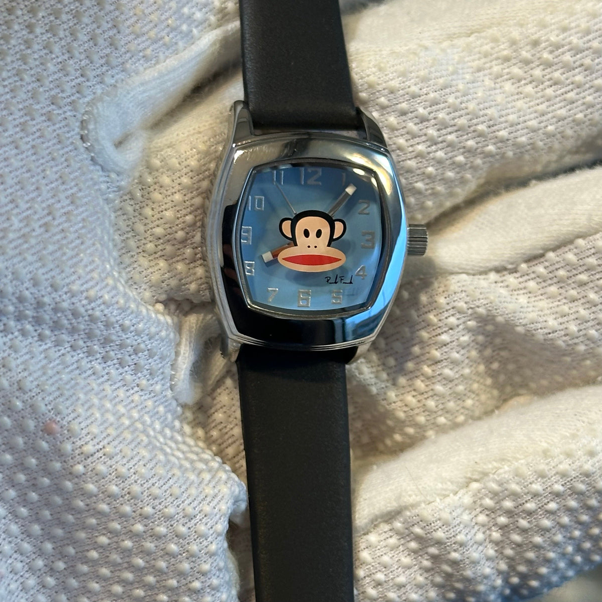 Reloj Paul Frank Julius Mujer PF1078 Cristal Impreso Celeste Año 2002 Ilustración Pop ESCASO — IMG_9789.jpeg