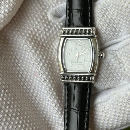 Reloj Joya de Plata Maciza 925 Ecclissi 23520 Mujer Estética Art Déco Año 2002 ESCASO