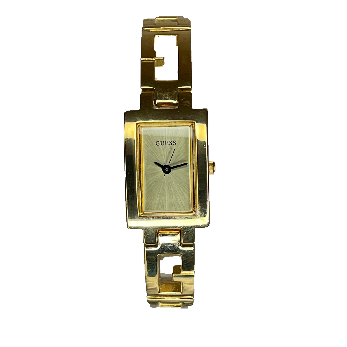 Reloj Joya GUESS Mujer G65771L dorado con brazalete de eslabones G Año 2002