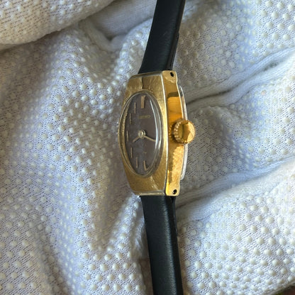 Reloj Seiko 11-7039 A Cuerda Mujer Esfera Chocolate y Caja Dorada Elab. Mayo 1972