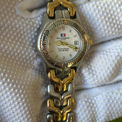 Reloj Pierre Guionnet PARIS Professional Mujer SL201W Bicolor DIVER Año 1997