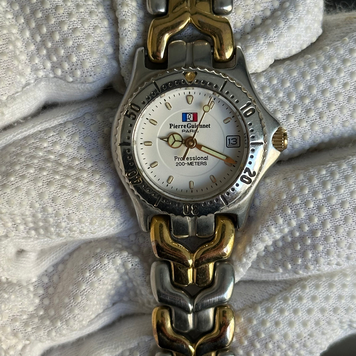 Reloj Pierre Guionnet PARIS Professional Mujer SL201W Bicolor DIVER Año 1997