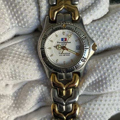 Reloj Pierre Guionnet PARIS Professional Mujer SL201W Bicolor DIVER Año 1997