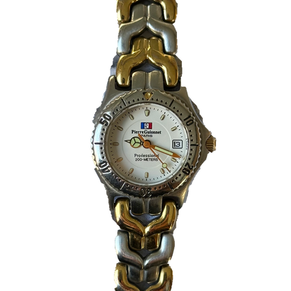 Reloj Pierre Guionnet PARIS Professional Mujer SL201W Bicolor DIVER Año 1997