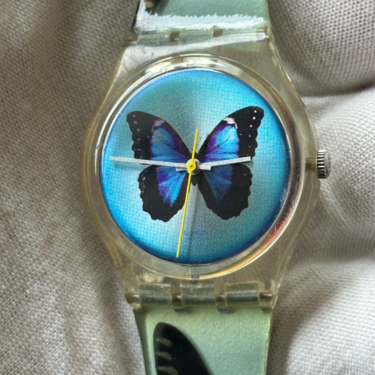 Reloj Swatch Sky Fly Mariposa Año 2000 Vintage GK347 ESCASO